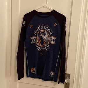 American fighter long sleeve